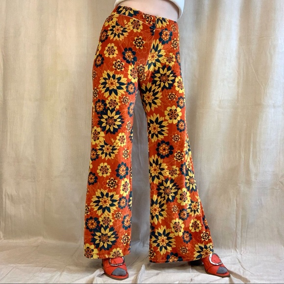 Flare Street Pants - Flare Street Wide Leg Floral Flares